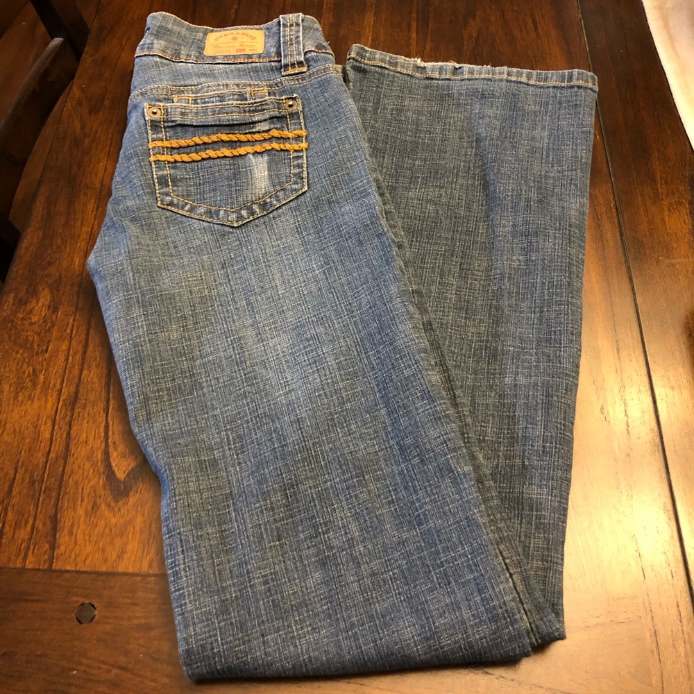 Hydraulic boot cut jeans. Reg length, Sz 1/2